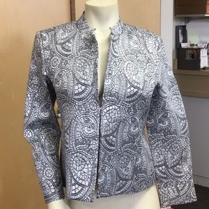 Erin London silver jacket